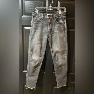 Moussy Vintage Raw Hem Jeans